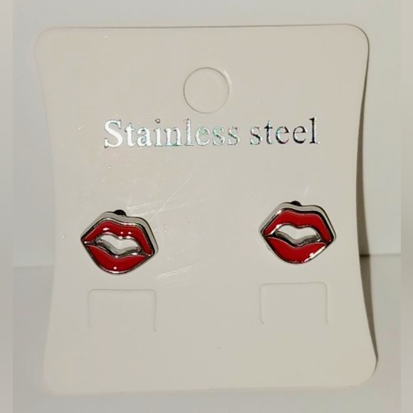 Lipshaped Earrings - Picture 1 of 1